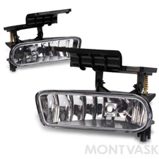Fit For 99-02 Silverado/ 00-06 Tahoe Suburban Fog Lights Bumper Driving Lamps