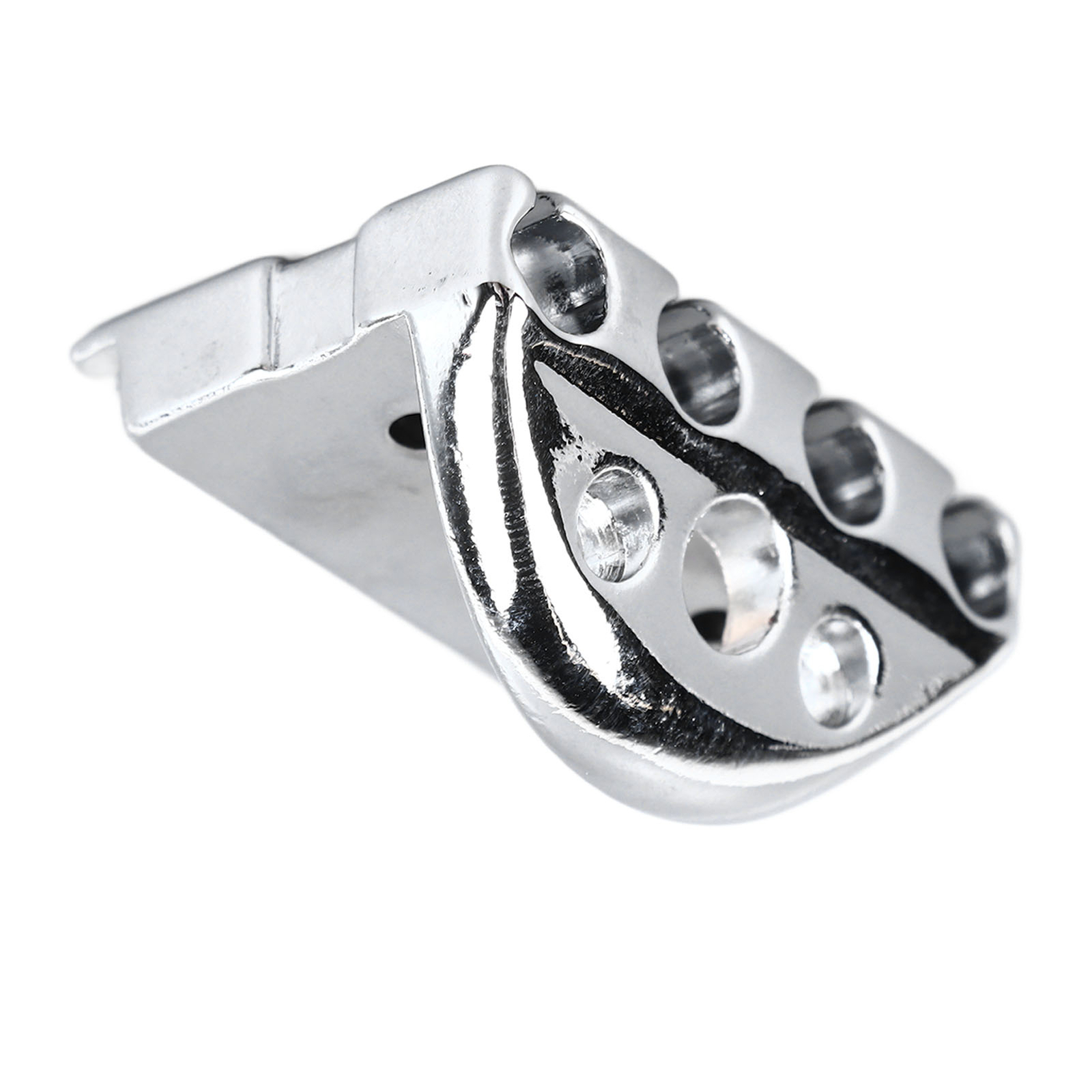 (Silver)Bass String Locking Nut Unxuey 6 String Headless Guitar Metal