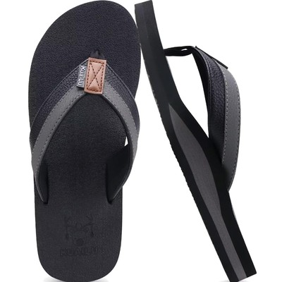 Flip Flops Herren Badepantoletten Zehentrenner Sommer Sandalen für breite Füße