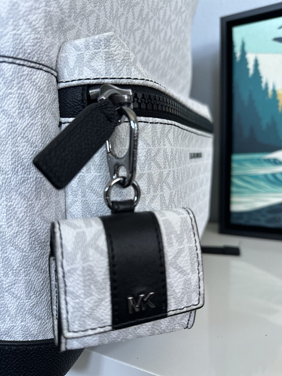MICHAEL KORS COOPER LARGE BACKPACK MK SIGNATURE BRIGHT WHITE MICHAEL KORS COOPER LARGE BACKPACK MK SIGNATURE BRIGHT WHITE