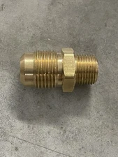 5/8 Male flare Sae 45 to 3/8 Male Npt Straight Adapter Fitting LNG Gas Propane