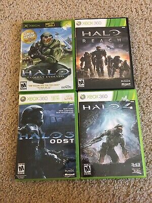 Xbox Halo: Combat Evolved, Xbox 360 Halo Reach, Halo 3 ODST Xbox Halo: Combat Evolved, Xbox 360 Halo Reach, Halo 3 ODST
