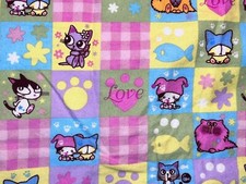 SEIKODO CAT - Flannel Fabric by Wilmington Prints Multiple prints