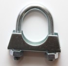 48MM 1 7/8" Inch U-Bolt Clamp Universal Heavy Duty Custom Car Kit Exhaust