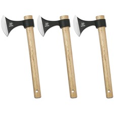 3-Pack Throwing Axes Set, 16.2" High Carbon Steel