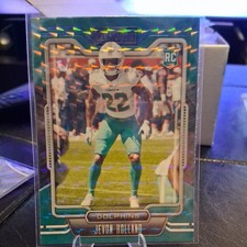 2021 Panini Playbook Mosaic #157 Jevon Holland Miami Dolphins Rookie Card RC. rookie card picture