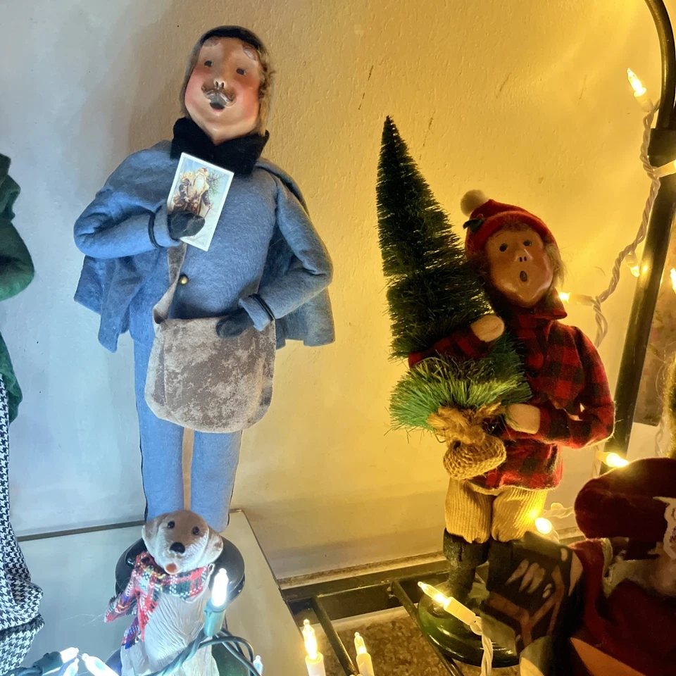 Lote de 15 figuras de villancicos de Navidad Byers Choice decoración navideña  Foto 4 de 4