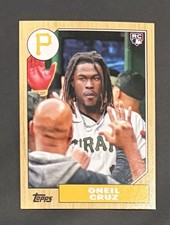 2022 Topps Archives - 1987 Topps Design Image Variation Oneil Cruz #211 (RC)