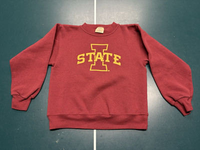 Iowa State Cyclones NCAA Vintage Youth Crew Neck Sweatshirt Size Medium