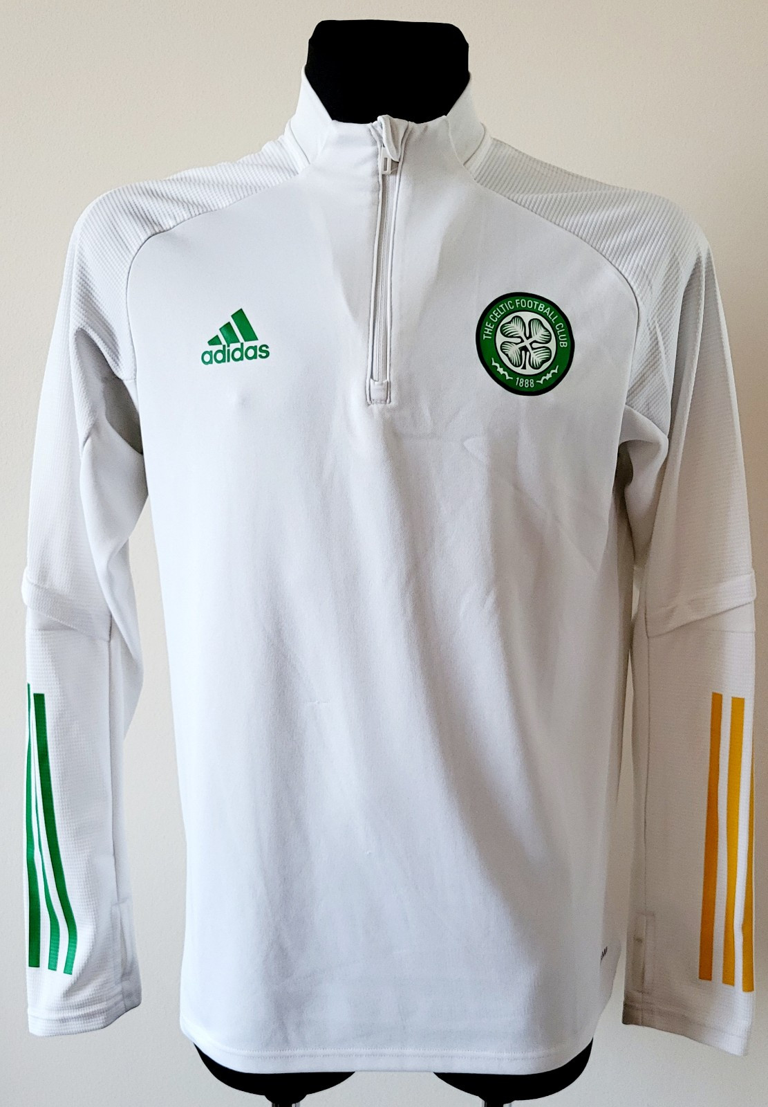 Celtic 2020 - 2021 football Adidas 1/4 Zip Training Top size Large