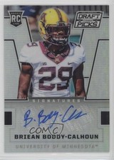 2016 Panini Prizm Collegiate Draft Picks Silver Briean Boddy-Calhoun Auto 3t2