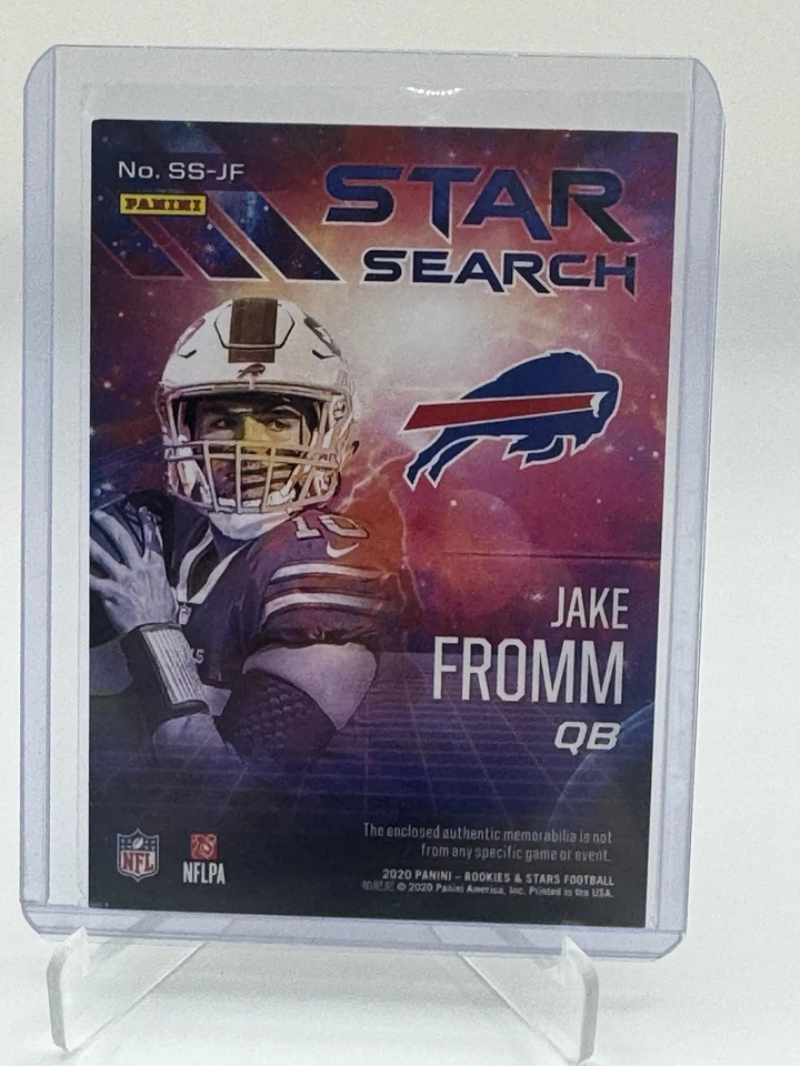 Jake Fromm 2020 Rookies & Stars Star Search Jersey #SS-JF Buffalo Bills - Image 2 of 2
