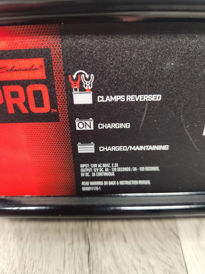 Cargador de Batería Schumacher Pro SPR1628 8A 6V 12V Auto Coche Camión Mantenedor UL Foto 2 de 4