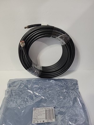 S-LMR400  N Male to SMA Male Coax Cable 75 Feet 50 Ohm Pure Copper Coax 