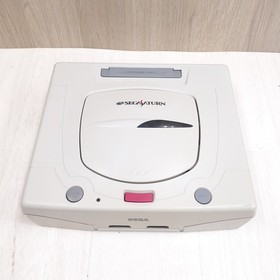 Sega Saturn Console Bundle 2 Controllers 6 Games & memory NTSC-J HST-3220 White