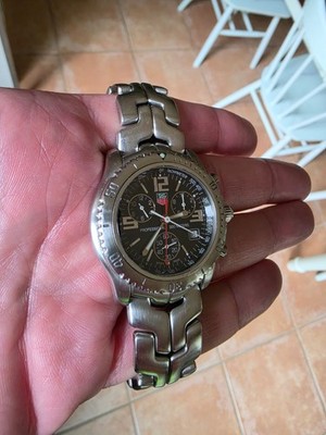 TAG Heuer CT1111.BA0550 Mens Link Series Black Chronograph Watch Jason Bourne