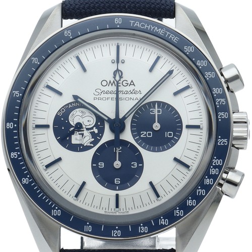 OMEGA Speedmaster Co-Axial Chronograph 42mm Silver Snoopy Awar...