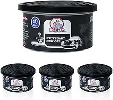 Car Air Freshener: New Car Scent Organic Cans Odor Eliminator New car