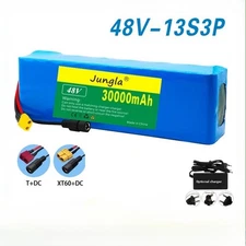 48V 13S3P 30ah Li-ion Battery Pack for Electric Scooters with BMS High Power