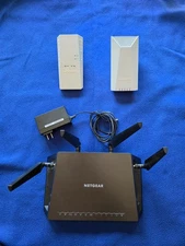 Netgear Nighthawk Smart WiFi Router AC2600 R7800 + EX7300 EX7500 WiFi Extenders
