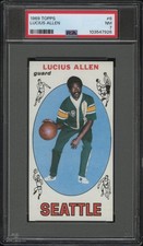 1969 Topps Lucius Allen #6 PSA 7