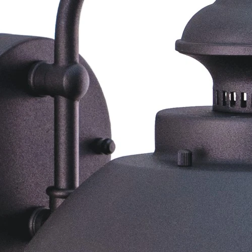 Vaxcel Lighting OW21501 Harwich 1 Light Outdoor Wall Sconce - 10 - Black - Picture 8 of 12