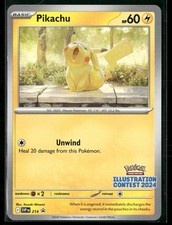 Pikachu Illustration Contest 2024 214 Prices | Pikachu Illustration Contest  2024 214 List