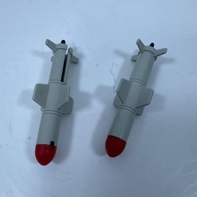 Vintage missiles for the 1988 G.I. Joe Cobra Adder toy