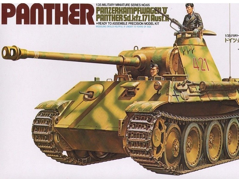 Maquette Panther Tamiya 35065 réplique historique haut de gamme en plastique injecté 1/35