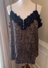 Maurices Y2K Fairy Lace Button Detail Office or Casual Tank Top Vintage Cami L