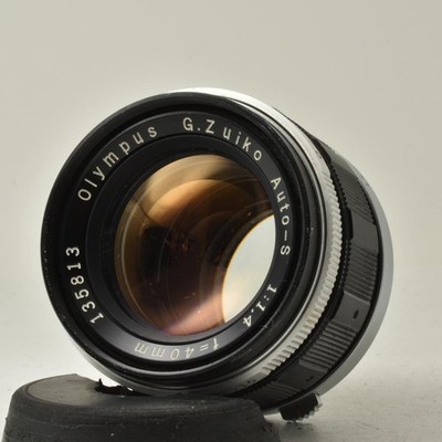 【R2088】 OLYMPUS G.ZUIKO AUTO-S 40 1.4 Olympus G.Zuiko Auto-S 40mm F1.4 Standard MF Lens for PEN Tested
