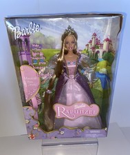 BARBIE As RAPUNZEL, MATTEL, bambola principessa crescita capelli, NUOVA IN SCATOLA