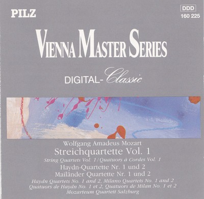 Wolfgang Amadeus Mozart String Quartets Vol. I Pilz 160225 CD