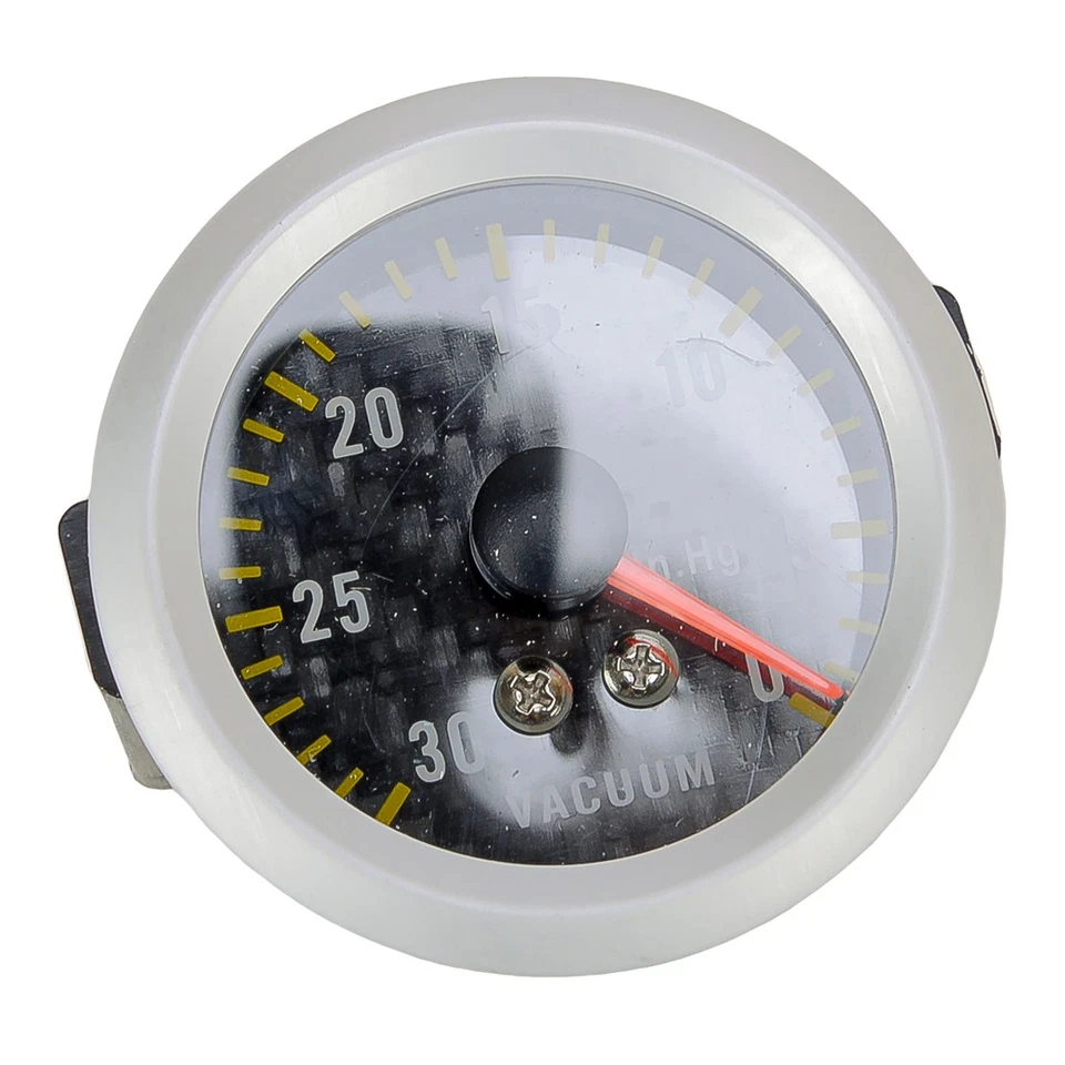 Medidor de vacío LED 0-30 cara negra universal motor coche 2" 52 mm Foto 4 de 4