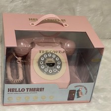 Hello there retro wireless phone speaker bluetooth new