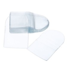 2.4"x2.4" Coin Sleeves Holders Pocket Coin Flip Coin Protector Pouch Clear 25pcs