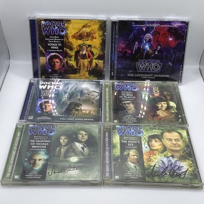 Doctor Who Big Finish Audio CD Konvolut - signed Autogramm - Sixth / Fifth Doctor