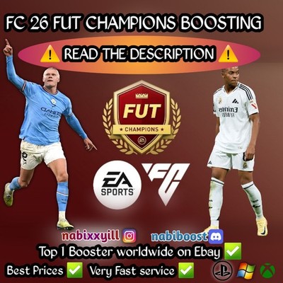 FC 26 FIFA 26  Boosting Fut Champions  Boost | PS4 | PS5 | PC