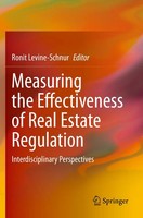 Ronit Levine-Schnur | Measuring The Effectiveness Of Real Estate Regulation