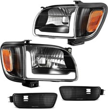 LED Headlight Assembly Compatible with 2001-2004 01 02 03 04 Tacoma Pickup Truc