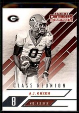 2016 Panini Contenders Draft Picks Class Reunion A.J. Green #1 Georgia Bulldogs