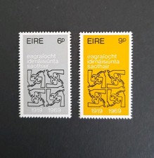 Ireland Stamp Set MNH 1969. 50th Anniv International Labour Organisation