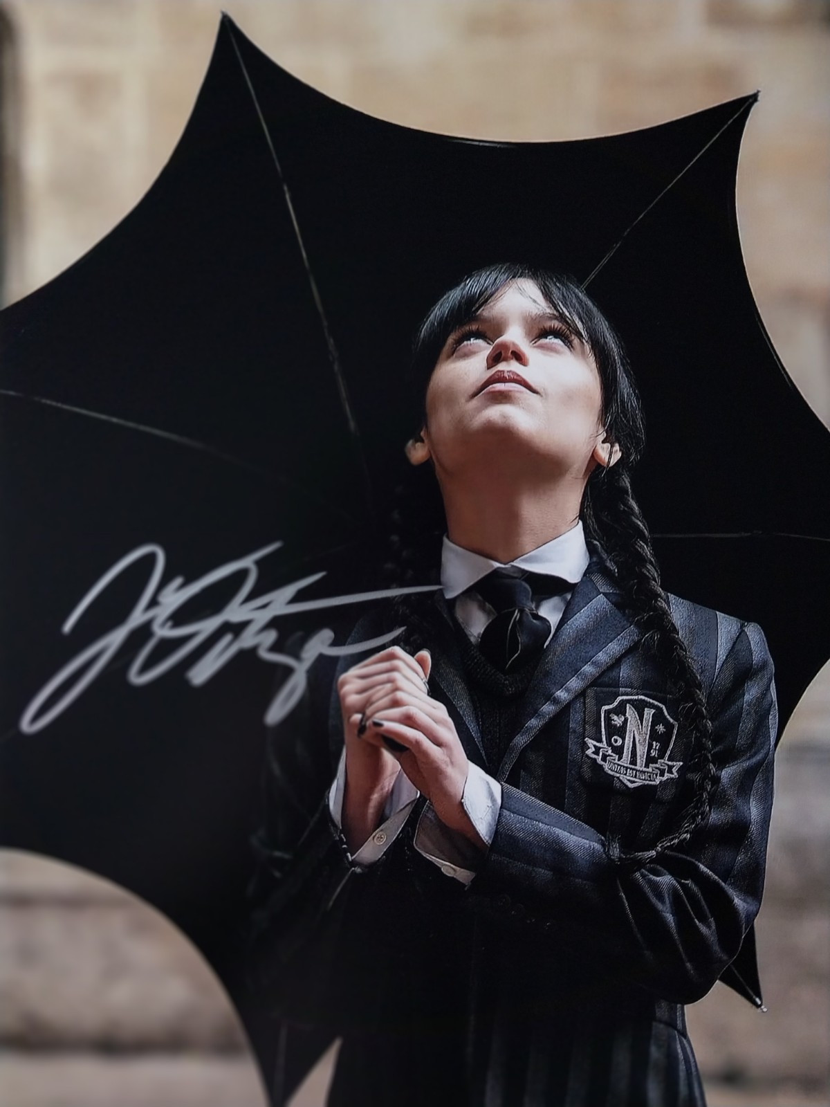 Jenna Ortega Signed 8x10 Photo Original Matte LOA GUARANTEED FOR LIFE