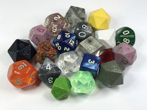 Vintage Dice lot - Game Dice - All oop - Gamescience, Chessex, Mentzer