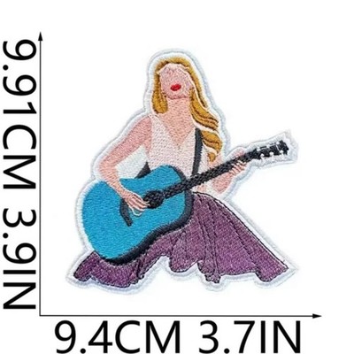 Taylor Swift Aufbügeln Aufnähen Stickerei Patch Epochen Ruf TV Swiftie Liebhaber TTPD