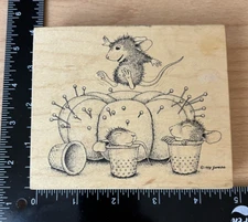 House-Mouse Stampa Rosa Rubber Stamp 1998 254 Mouse Bounce Moncica
