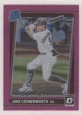 2021 Panini Donruss Optic Rated Rookie Pink Prizm Jake Cronenworth #62 0g7