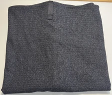 Lululemon Convertible Full Snap Vinyasa Infinity Scarf Heathered Black and Gray