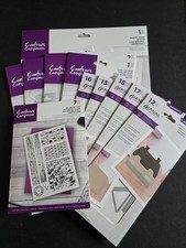 Crafter  s Companion Gemini Village Template  Die Set Bundle NEW