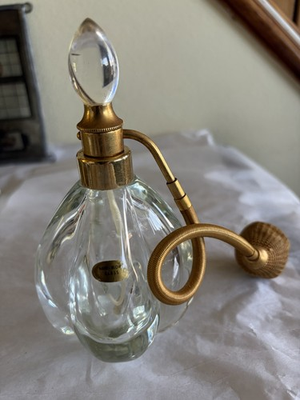 #ad #ad DeVilbiss Perfume Atomizer With original Stickers Hand Blown $99.99